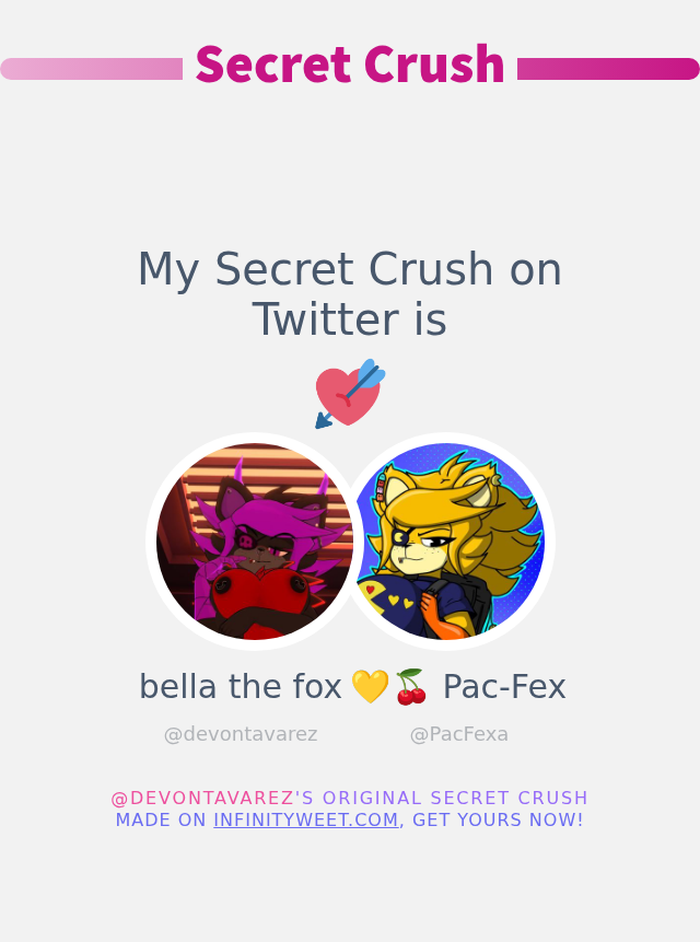 devontavarez's tweet image. My Secret Crush on Twitter is @PacFexa

➡️ infinityweet.com/secret-crush
