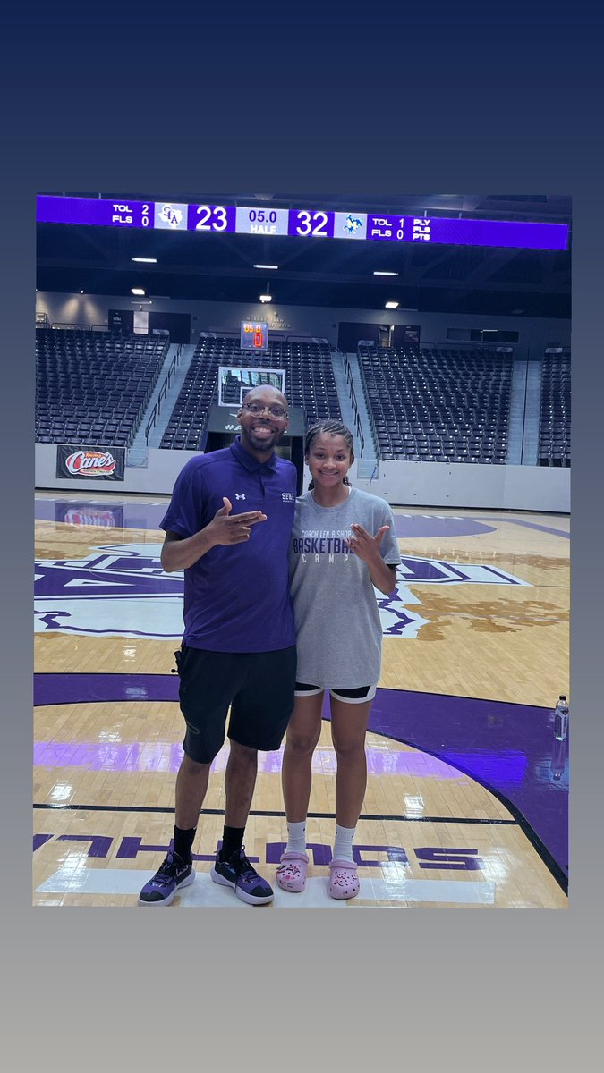 Trinity Prince (@trinity_prince) on Twitter photo I had a great time competing and bettering my craft at <a href="/SFAWBB/">SFA Women's Basketball</a>.
Thank you coach <a href="/BishopLenbishop/">Len Bishop</a> and the rest of the coaching staff for the opportunity! I had a great time competing and bettering my craft at <a href="/SFAWBB/">SFA Women's Basketball</a>.
Thank you coach <a href="/BishopLenbishop/">Len Bishop</a> and the rest of the coaching staff for the opportunity!