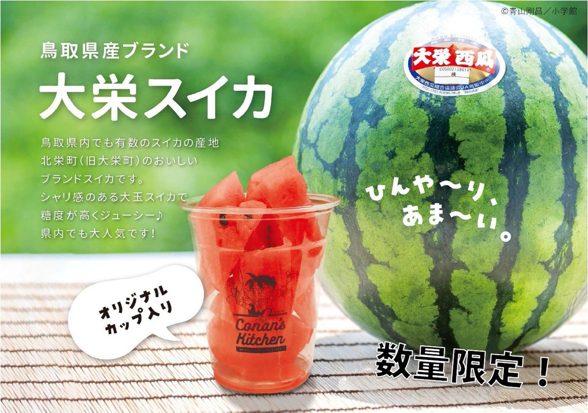 🆕新商品情報🆕 コナンズキッチンオリジナル新商品 ・大栄スイカ