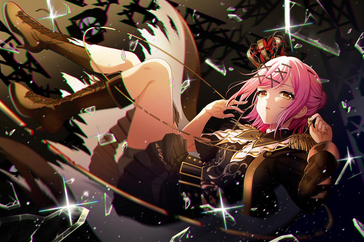 d4dj_updates's tweet image. Peaky P-Key [Reverse] Crown SPs! Reminder that Yuka is free from event