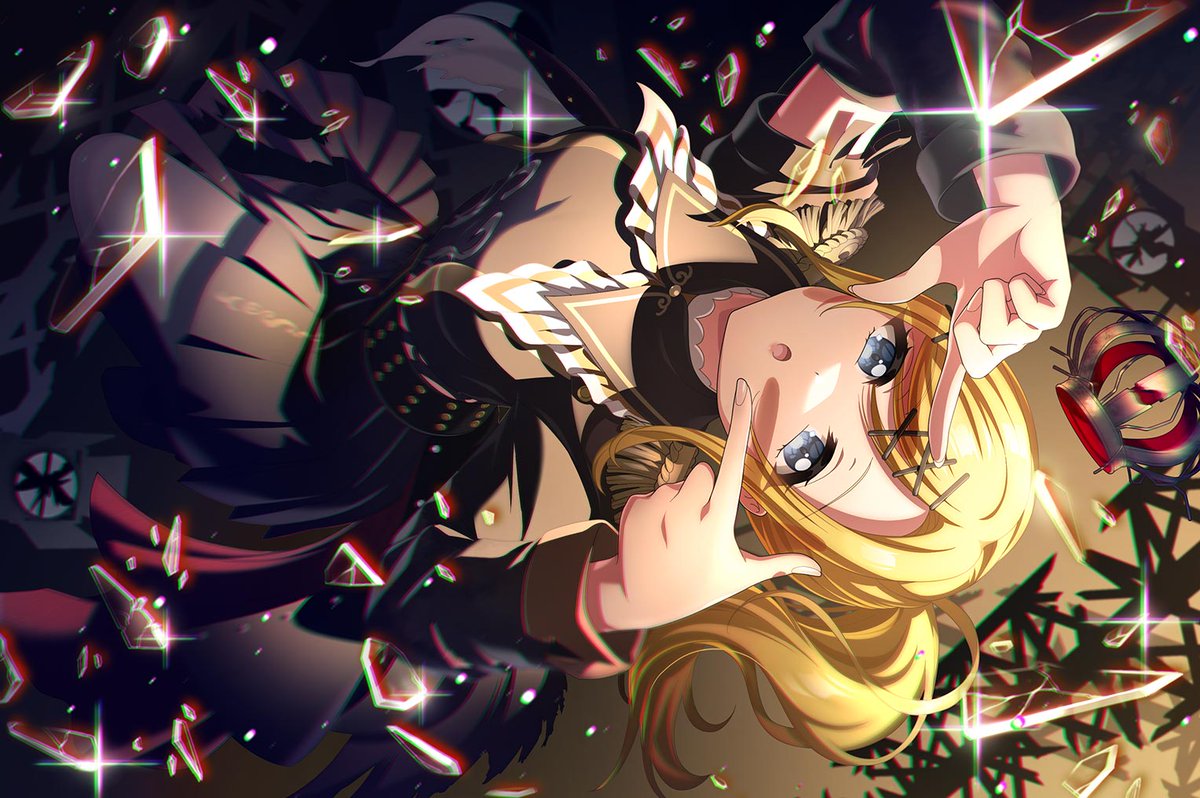 d4dj_updates's tweet image. Peaky P-Key [Reverse] Crown SPs! Reminder that Yuka is free from event