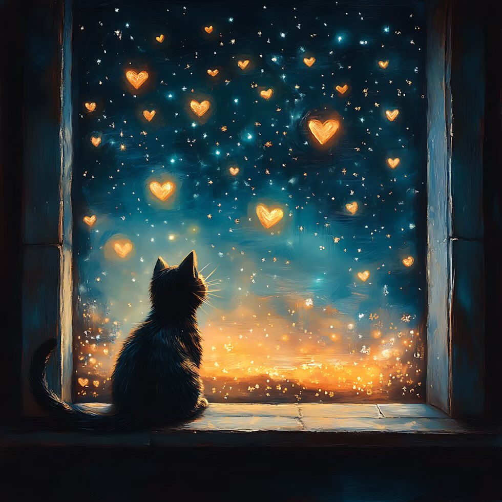 It's been a long hot day, so Fort Cattis is sending cooling purrs and relaxing hugs to everyone who's had a difficult day, who's feeling lonely or sad, or anyone who just needs a hug...
#CatsOfTwitter #MondayVibes
