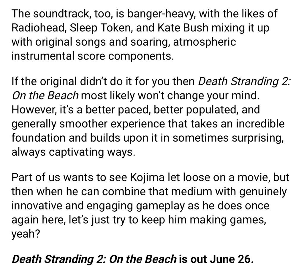 holy shit… sleep token is on the soundtrack for the upcoming game death stranding  2??? this is crazy…