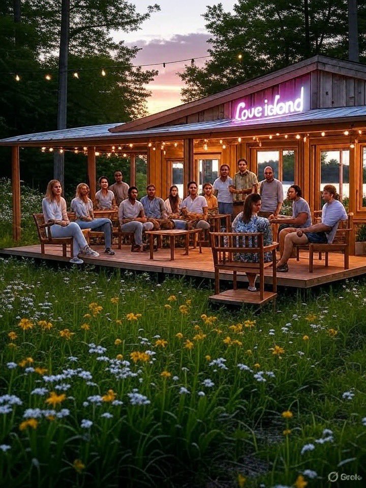 I had Grok create an image of “Love Island” but for people in Wisconsin who like Dive Bars; this is what I got:
