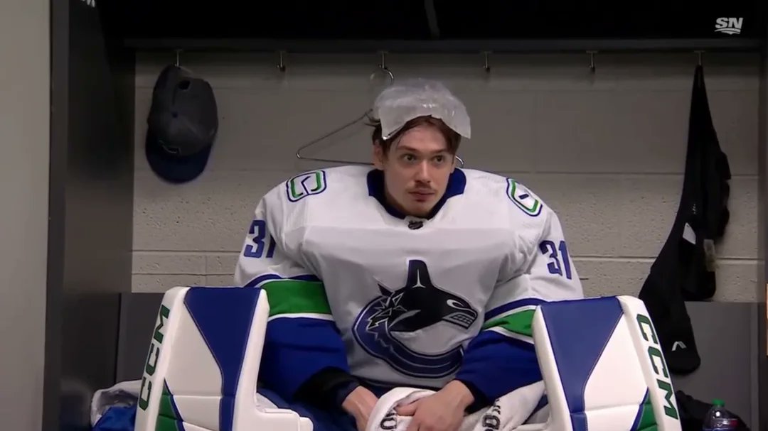 Arturs Silovs is just 24-years-old but you'd never guess by looking at his trophy cabinet.   

- 2023 World Championship Bronze Medal 
- 2023 World Championship best goalie/MVP 
- 2025 Calder Cup 
- 2025 Calder Cup MVP 
- 5 NHL Playoff wins (sixth all-time for #Canucks)