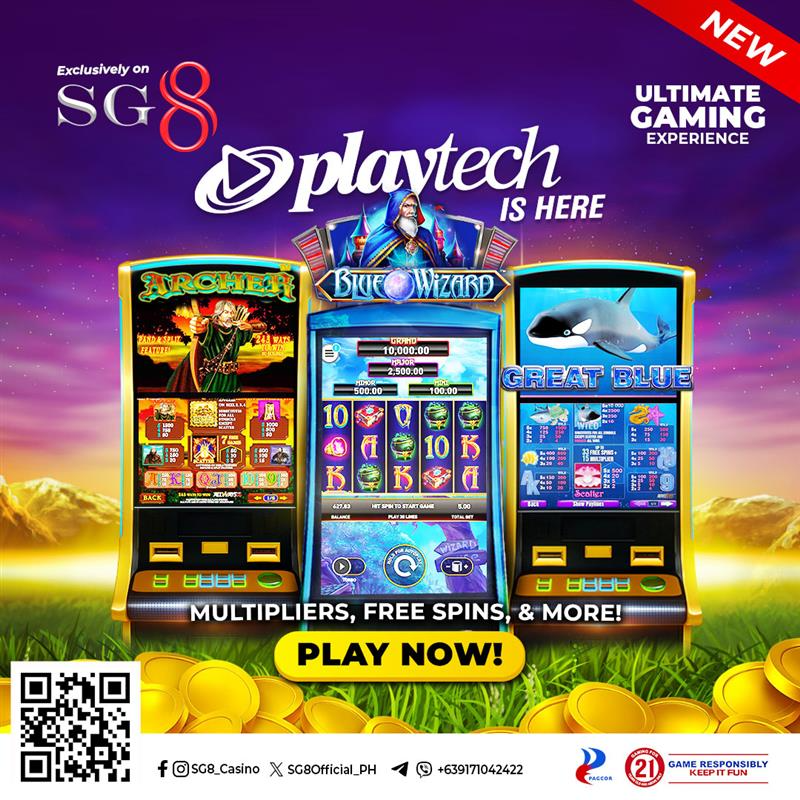 SG8Official_PH's tweet photo. 🔥 PLAYTECH IS FINALLY HERE!
Spin through epic slots, chase multipliers, and unlock nonstop wins with Playtech ��
🤩 Want to try out Playtech?
Claim your FREE ₱30 and enjoy unlimited fun! ✨ ’Di mo na kailangan gumastos, kami na bahala! 🎉
Try Playtech now and start winning at >>>! https://t.co/CUSxRp0eDu

#sg8casino #kaotcho #Playtech #launched