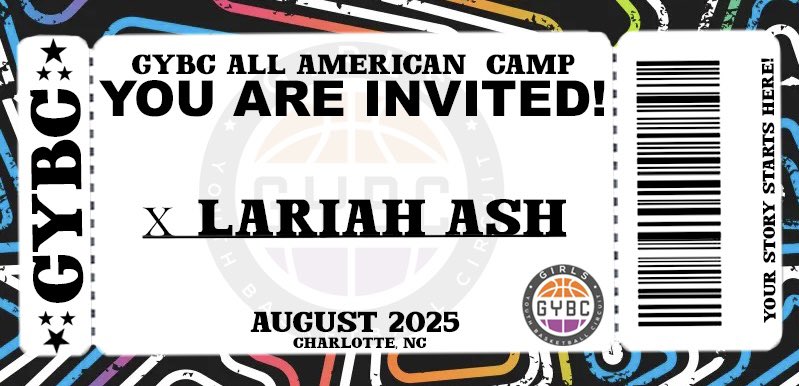 Gybcircuit_'s tweet photo. Class of 2031 (Tennessee Trotters) Lariah Ash has been INVITED to the GYBC All American Camp. https://t.co/9kJcPXFtXe