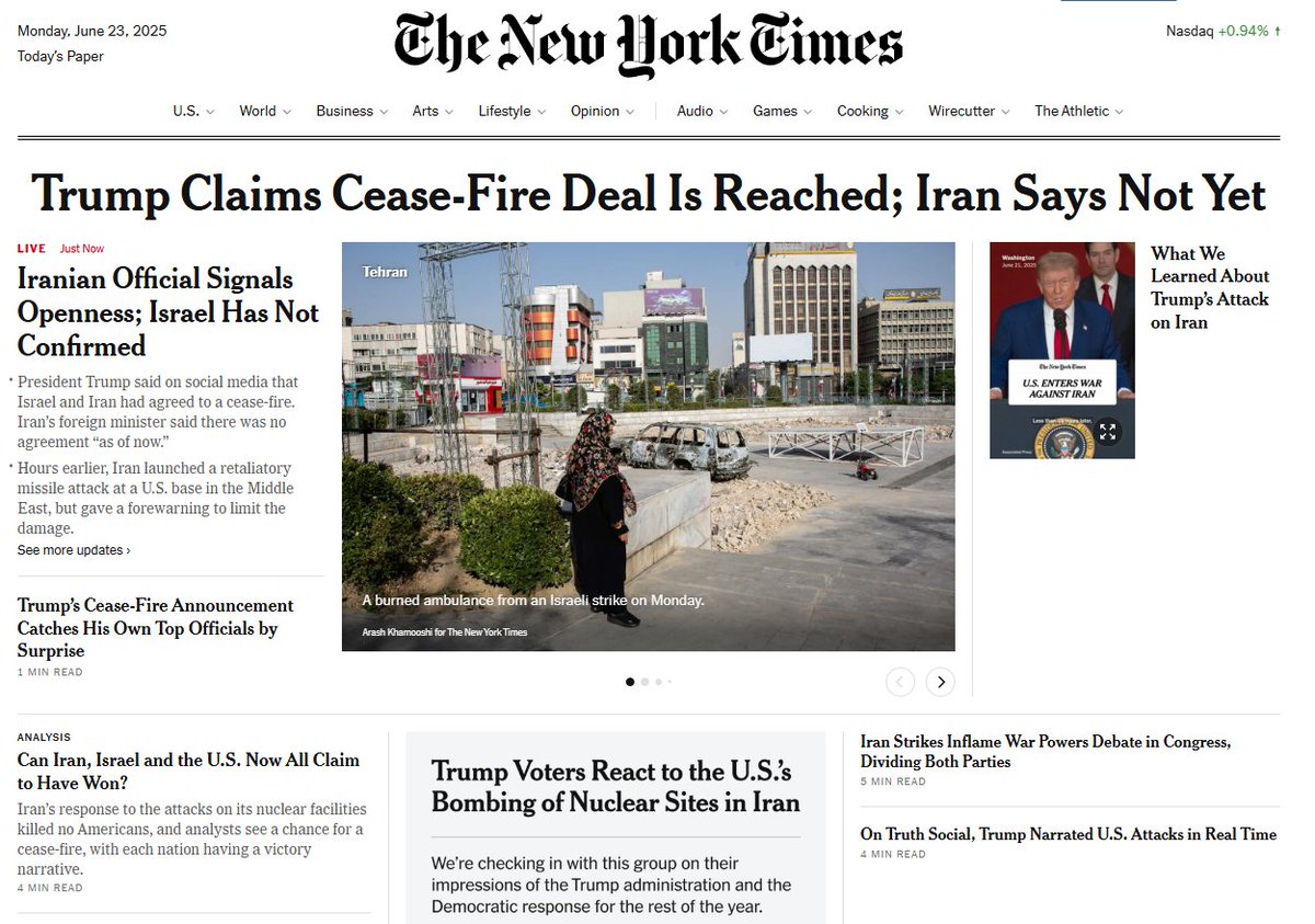 this is an insane, bizarre state of affairs in which no one knows who's at war with whom, all stemming from the fact that the president is a brain-damaged moron who doesn't know how anything works and lies constantly, which the news refuses to relay and must somehow write around