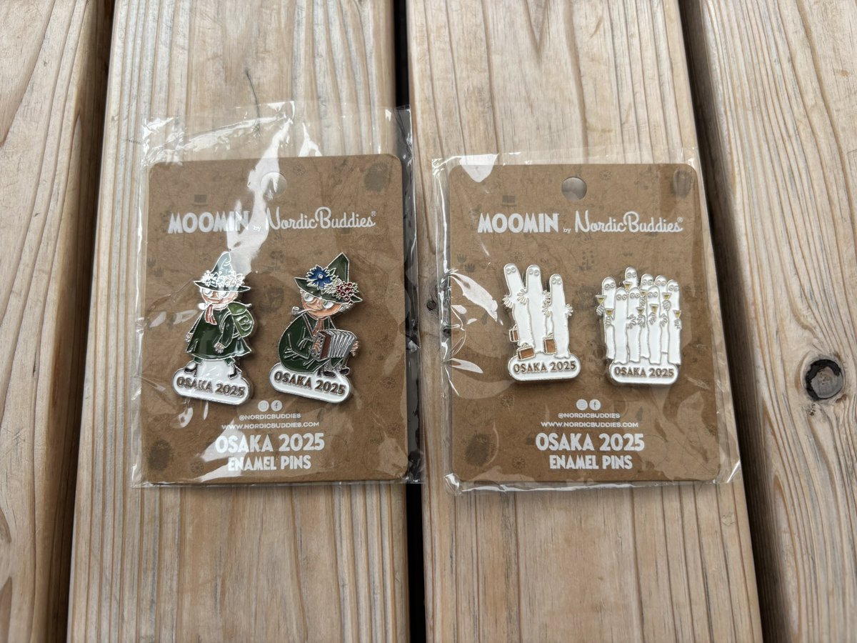 北欧館ピンバッジGET ムーミンとミーは無かった😭 しかしめっちゃ