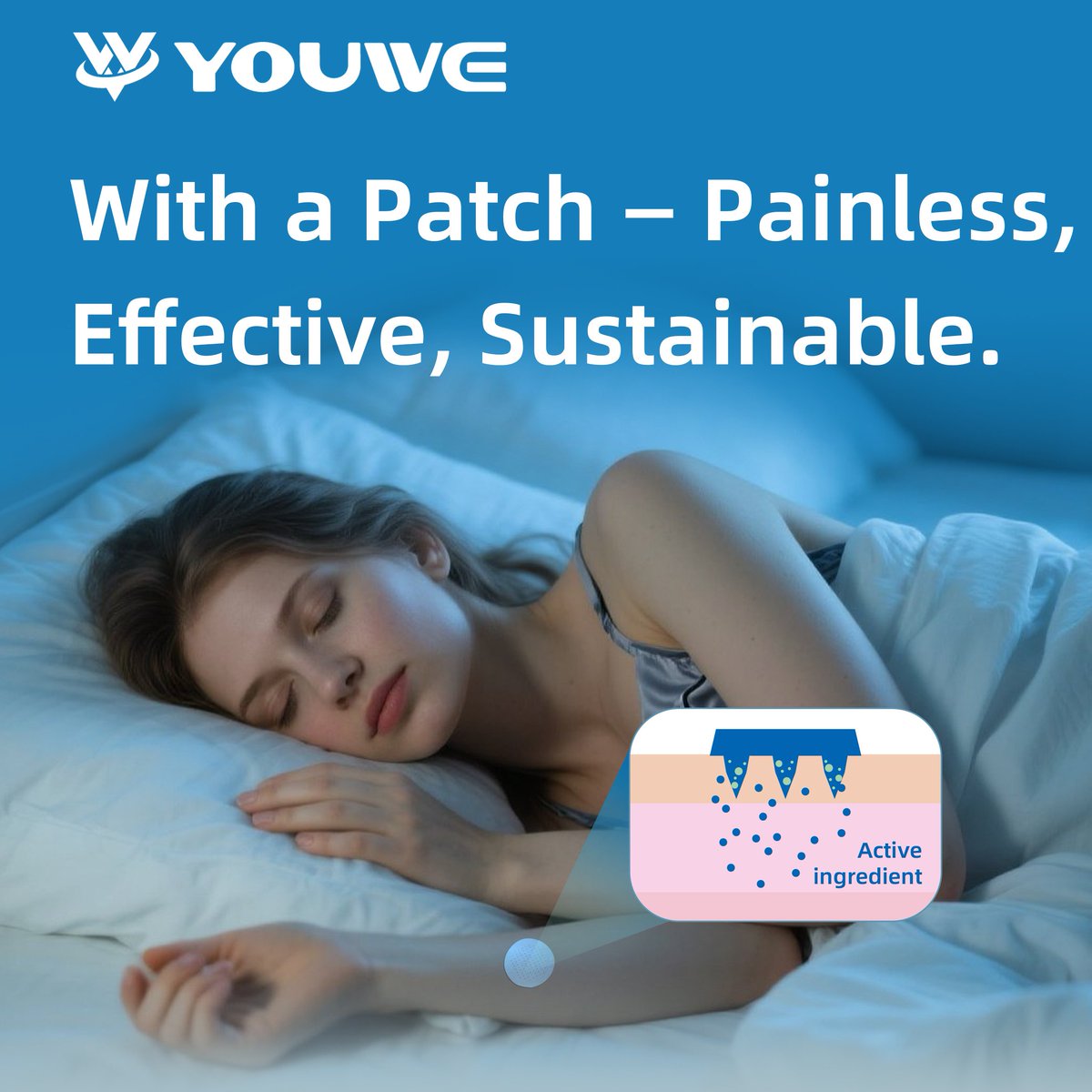 YouweBiotech's tweet image. 😴 Still relying on melatonin to sleep?  Many countries have restrictions!
That’s why our team put serious effort into creating a melatonin-free microneedle sleep patch — gentle, effective, and fully compliant worldwide 🌍
Want to try it?  Comment below! #SleepPatch #Microneedles