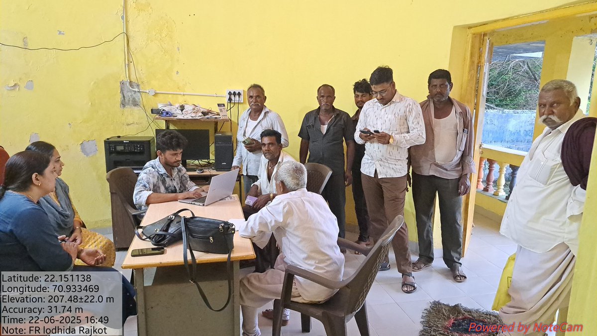 રાજકોટ જિલ્લાના રાજકોટ તાલુકા ના વિવિધ ગામોમાં ગ્રામસેવક દ્વારા દિવસ અને રાત્રી કેમ્પ દ્વારા ફાર્મર રજીસ્ટ્રેશન ની કામગીરી કરવામાં આવી.... 
<a href="/Guj_Gramsevak/">Gujarat Rajy GramSevak Mahamandal ABD</a> <a href="/Gramsevak1972/">Rajkotdisgsmandal</a> <a href="/DDORAJKOT1/">District Panchayat Rajkot</a> <a href="/DaoRajkot/">DAO Rajkot</a> <a href="/RaghavjiPatel/">Raghavji Patel</a> <a href="/GujAgriDept/">Gujarat Agriculture, Farmer Welfare & Co-op. Dept.</a> <a href="/CollectorRjt/">Collector Rajkot</a>