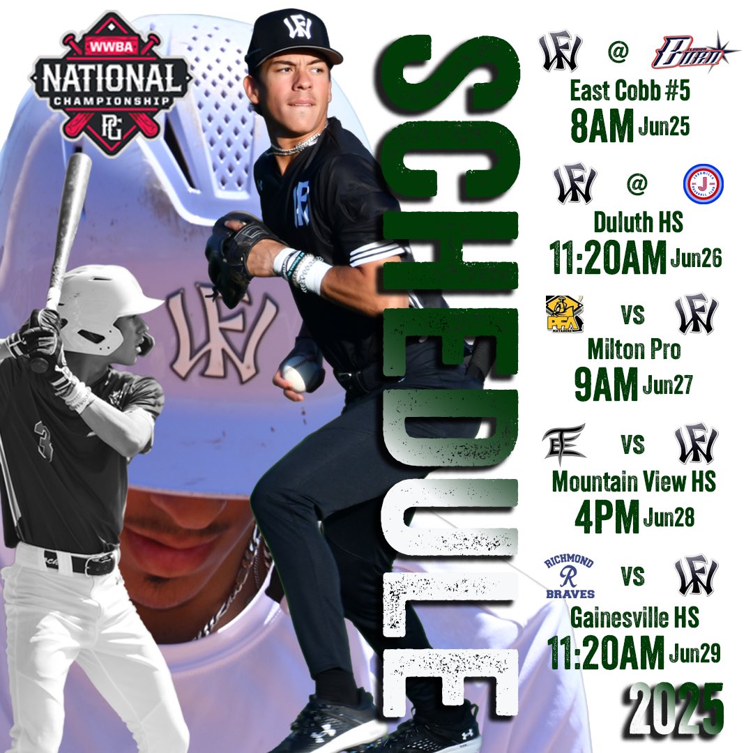 Raydon Rocha (@raydon_rocha26) on Twitter photo Here is my schedule for the WWBA in Georgia!! Going to be a fun week of baseball! <a href="/JGoetzBaseball/">Justin Goetz</a> <a href="/WowFactorNation/">Wow Factor Baseball</a> <a href="/CoachHowell33/">Kyle Howell</a> <a href="/EinhardtEvin/">Evin Einhardt</a> <a href="/PG_Georgia/">Perfect Game Georgia</a> <a href="/PG_FourCorners/">Perfect Game Four Corners</a> <a href="/PG_Uncommitted/">PG_Uncommitted</a> Here is my schedule for the WWBA in Georgia!! Going to be a fun week of baseball! <a href="/JGoetzBaseball/">Justin Goetz</a> <a href="/WowFactorNation/">Wow Factor Baseball</a> <a href="/CoachHowell33/">Kyle Howell</a> <a href="/EinhardtEvin/">Evin Einhardt</a> <a href="/PG_Georgia/">Perfect Game Georgia</a> <a href="/PG_FourCorners/">Perfect Game Four Corners</a> <a href="/PG_Uncommitted/">PG_Uncommitted</a>