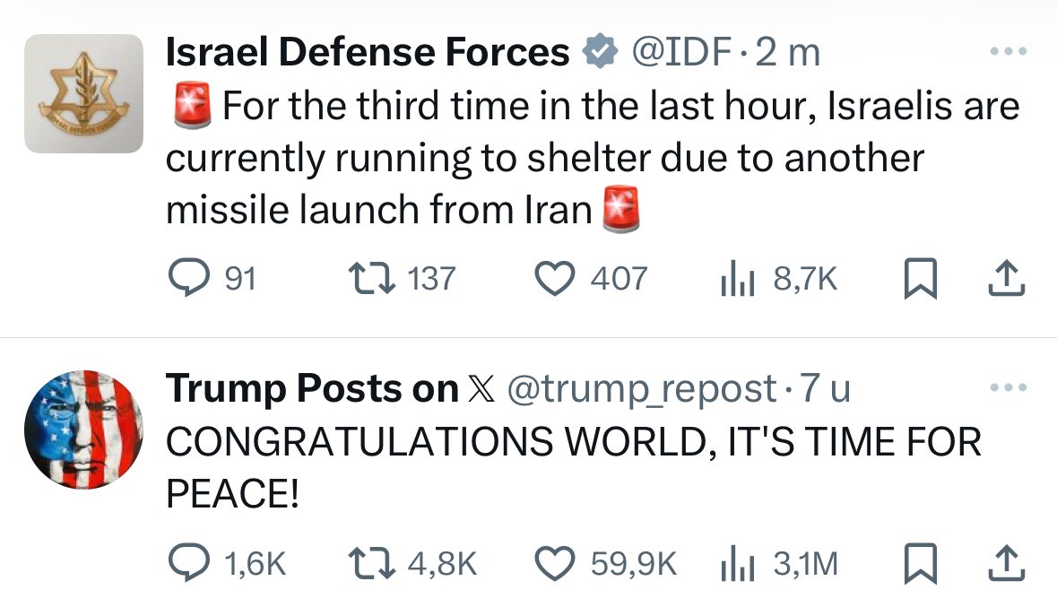 Tsja… het is maar wat je peace noemt…