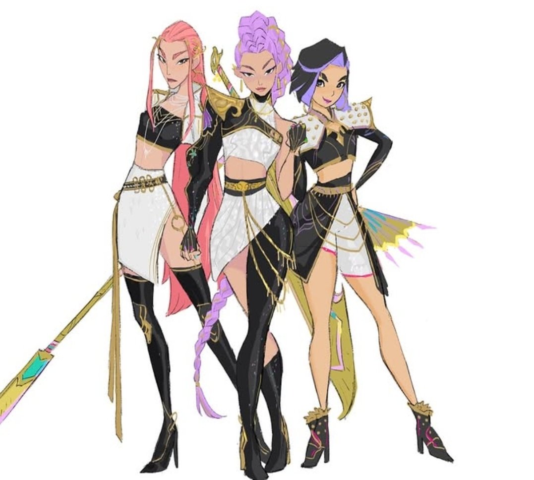 #Polytrix girlies look at these ☺️

Art by Scott Watanabe 

#KPOPDEMONHUNTERS