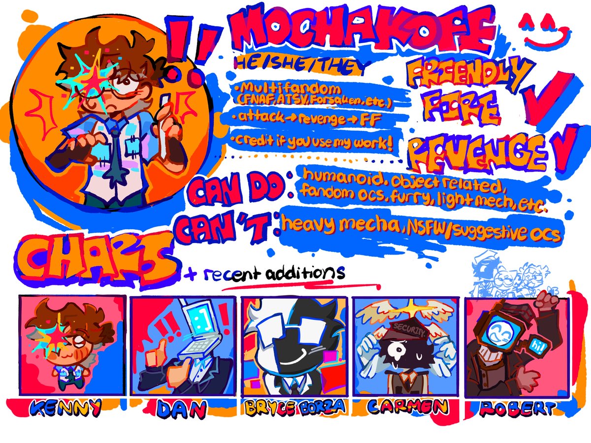 mochakofe's tweet image. hi gang hop on artfight💯🔥 
I HATE DRAWING REFS HHH BUT AHDHABHS IM SO EXCITED LMK IF ANYONES PARTICIPATING TOOO &amp;gt;:]
#artfight #artfight2025 #artfightteamfossils