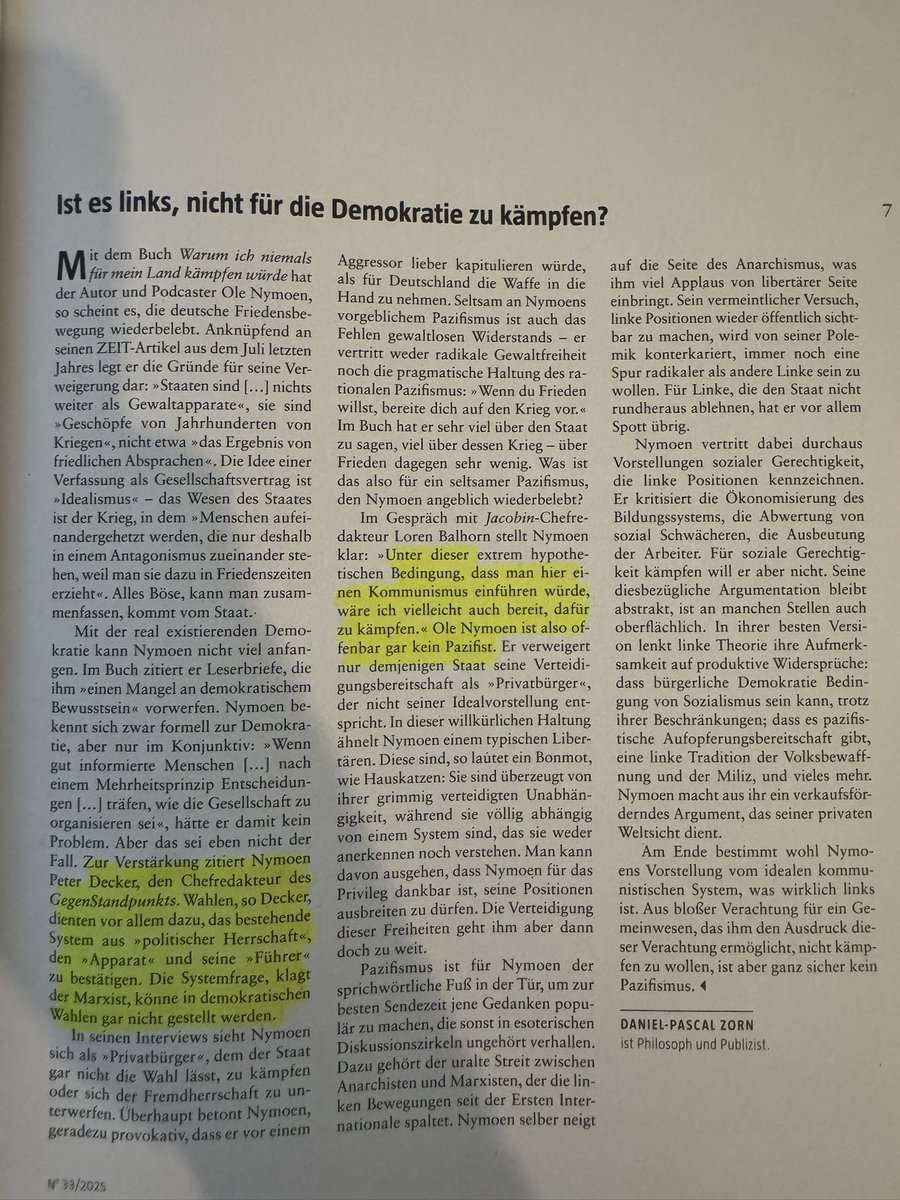 Zu <a href="/nymoen_ole/">Ole Nymoen</a> ein interessantes Stück in der <a href="/taz_FUTURZWEI/">taz FUTURZWEI</a> von <a href="/Fionnindy/">Daniel-Pascal Zorn</a>