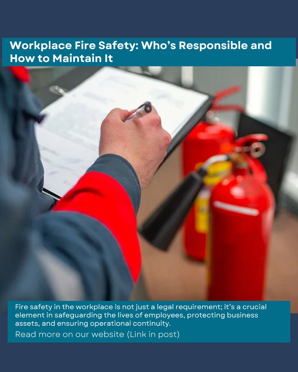 firedetection's tweet image. Who is responsible for Fire Safety in the workplace?
We have produced the following guide to help explain what the duties are of the “Responsible Person” at your organisation.
midlandfiresecurity.co.uk/latest-news/wo…
#midlandfire #firealarms #maintenace #firemaintenance #ppm #firesafety
