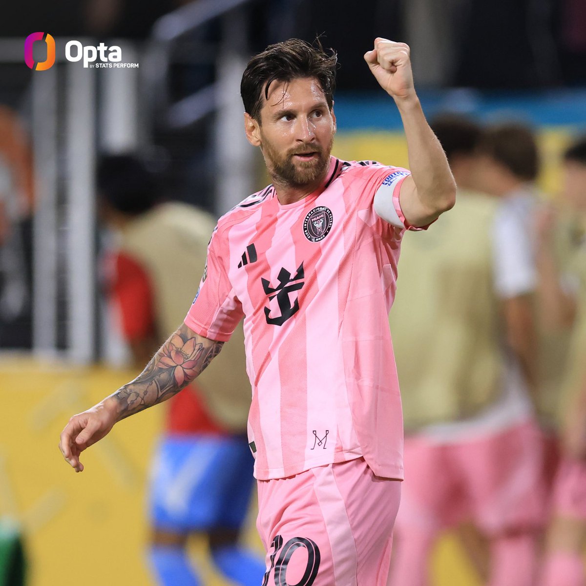 33 - Lionel Messi's teams have progressed in all 33 group stages they've appeared in over his career (club &amp; country). Advance.