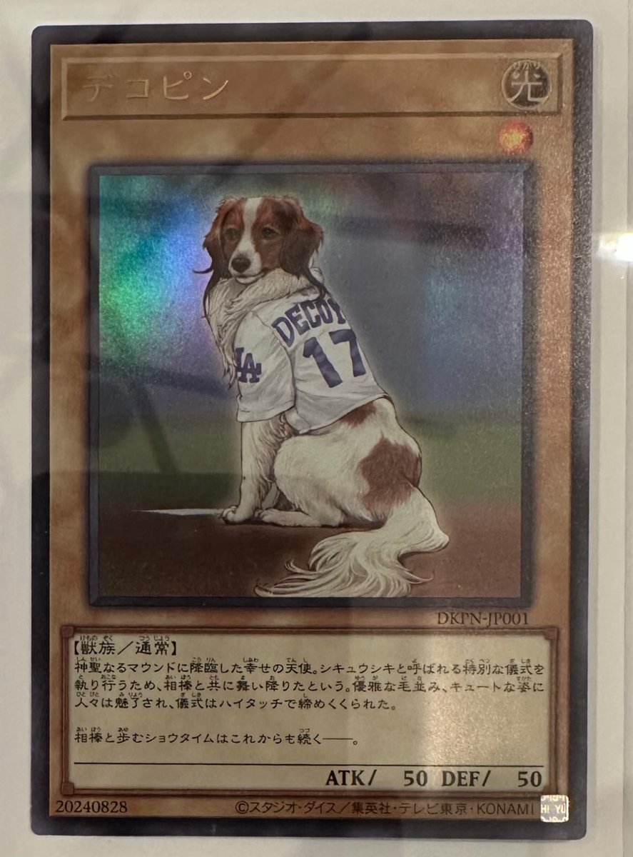 デコピンの遊戯王カード化凄いね でも、俺は柴戦士タロ派だぜ