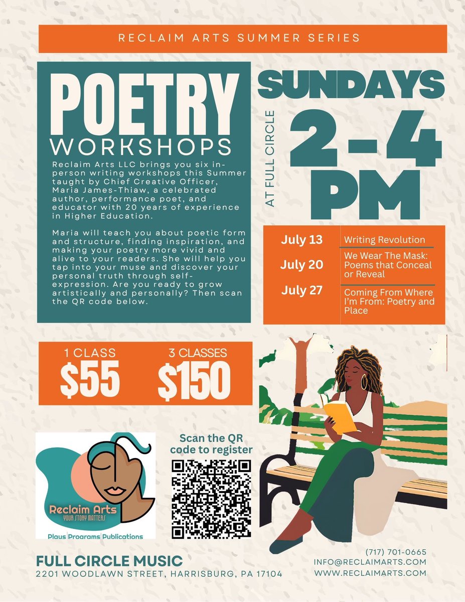 app.snappic.com/photo/AVpJnE
Join your girl July 13 from 2 to 4 for Writing Revolution, a Poetry Workshop!