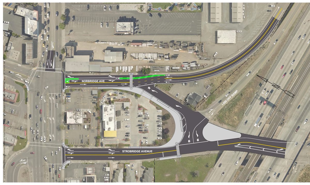 CHPHayward's tweet image. Road updates for Strobridge Avenue and Norbridge Avenue in Castro Valley! New changes take effect on Wednesday the 25th. See pictures for details!