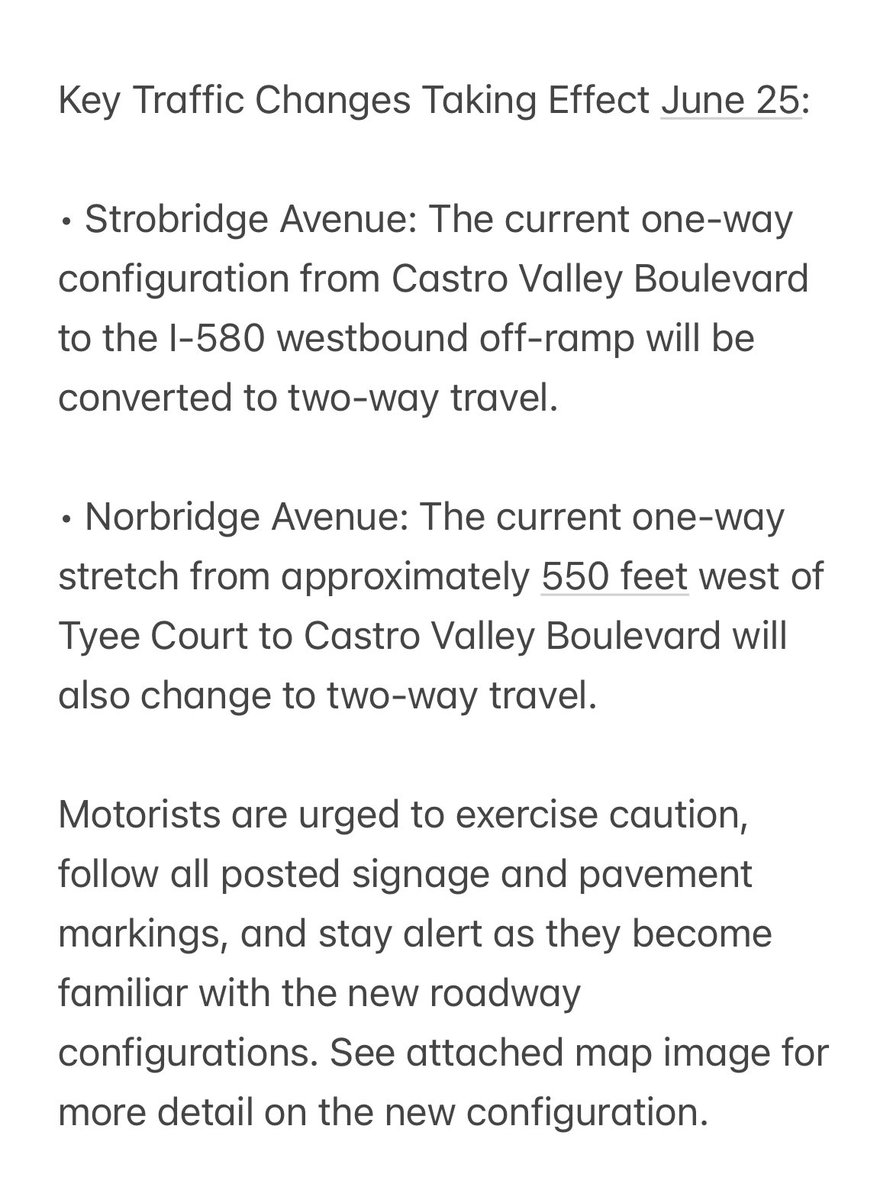 CHPHayward's tweet image. Road updates for Strobridge Avenue and Norbridge Avenue in Castro Valley! New changes take effect on Wednesday the 25th. See pictures for details!