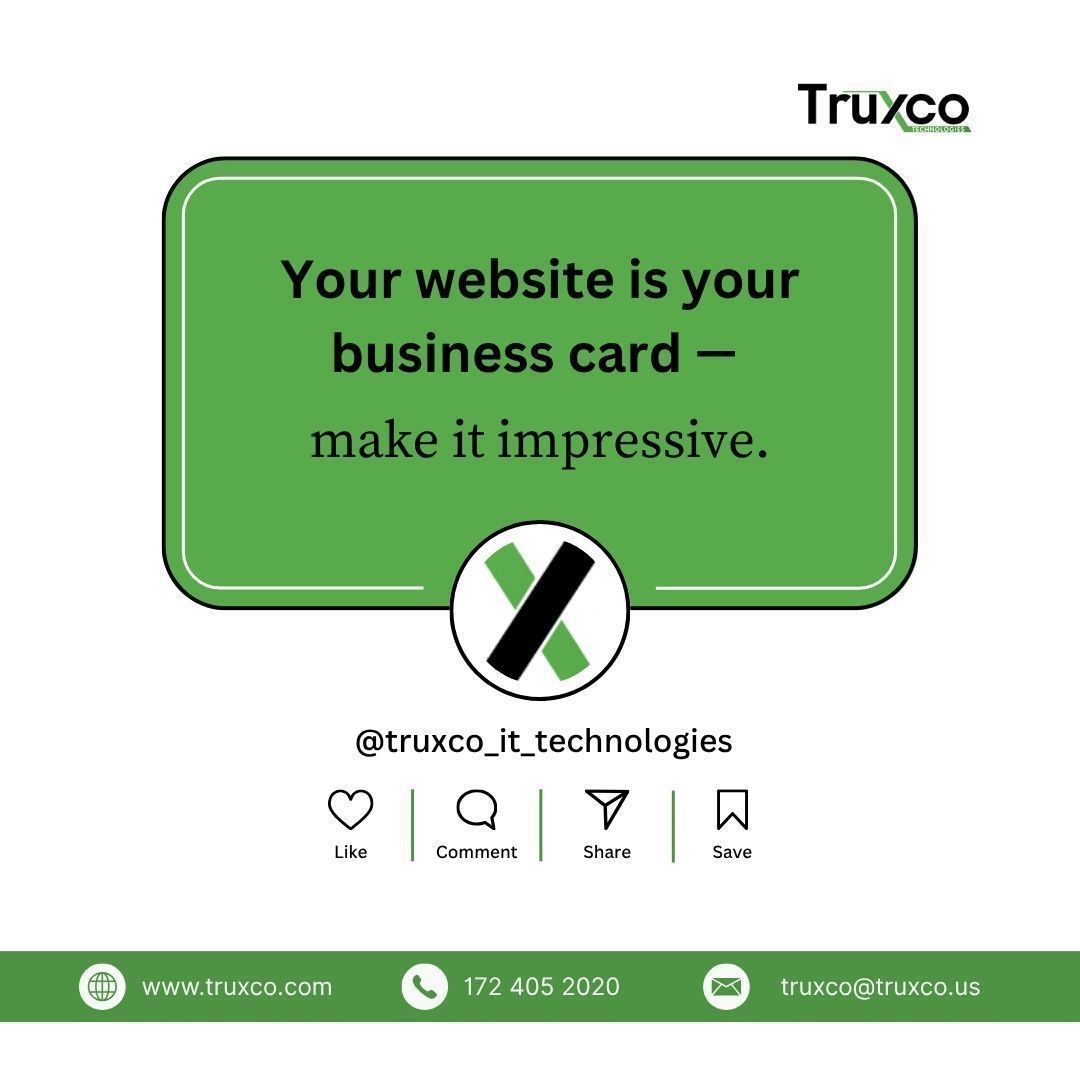 Truxco_it_tech's tweet image. 💡 Your website is often the first digital handshake with your client, and first impressions matter.

Let it reflect your brand’s quality and professionalism.
Make your presence powerful.

#MondayMotivation #WebDevelopment #TruxcoTechnologies #DigitalTransformation #ITServices