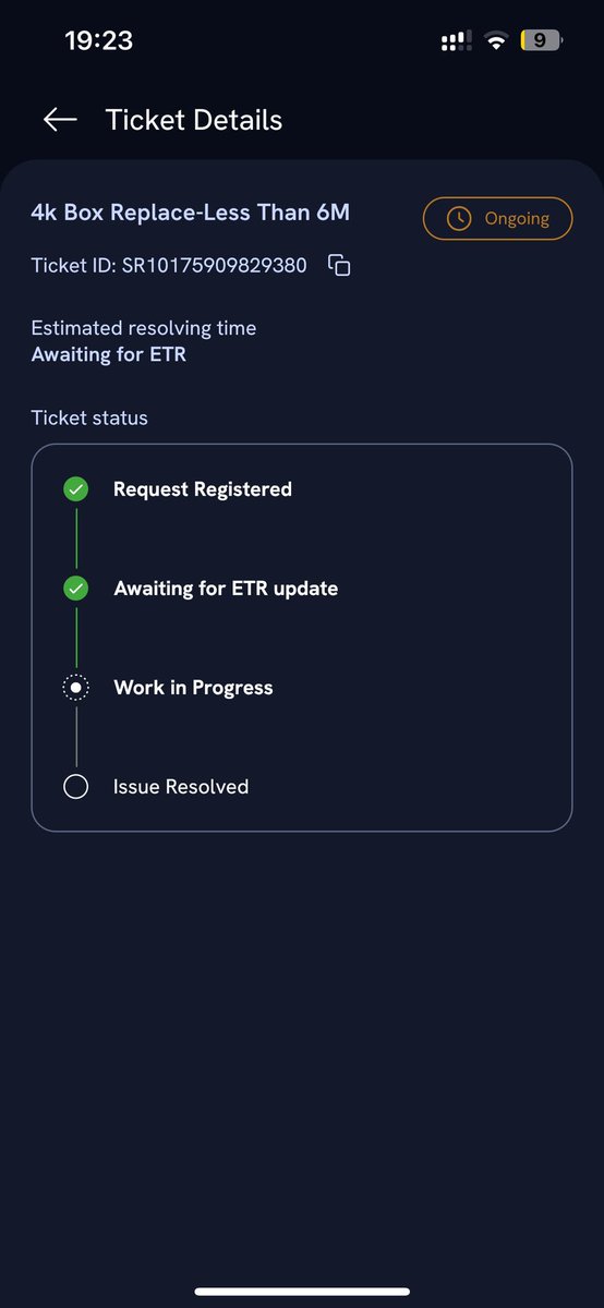 LikithJain2's tweet photo. @ACTFibernet It’s been a week since I raised Ticket SR10175909829380. For the last 5 days, your team calls daily at 4 PM, repeats the same “we’ll replace it, it’s under warranty” line and no action. It's frustrating to pay for a plan and get the worst service ever.Time to switch? https://t.co/vW3OIhvyc1