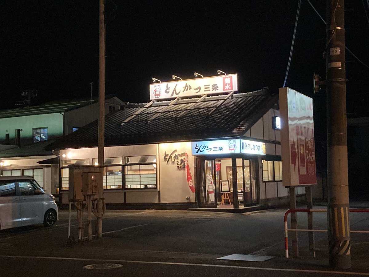 QI35007's tweet photo. 友達ともう一度、とんかつ三条に行きました。色んなメニューあるけれどもやっぱりおすすめのヒレカツ丼を食べました。均等にタレのかかったカツは最後まで飽きることなく美味しく食べれました。次こそは別の定食を食べようと思います。
#三条市　#学生まちなか　#選びたくなるまち三条 https://t.co/3JRBUyw6uJ