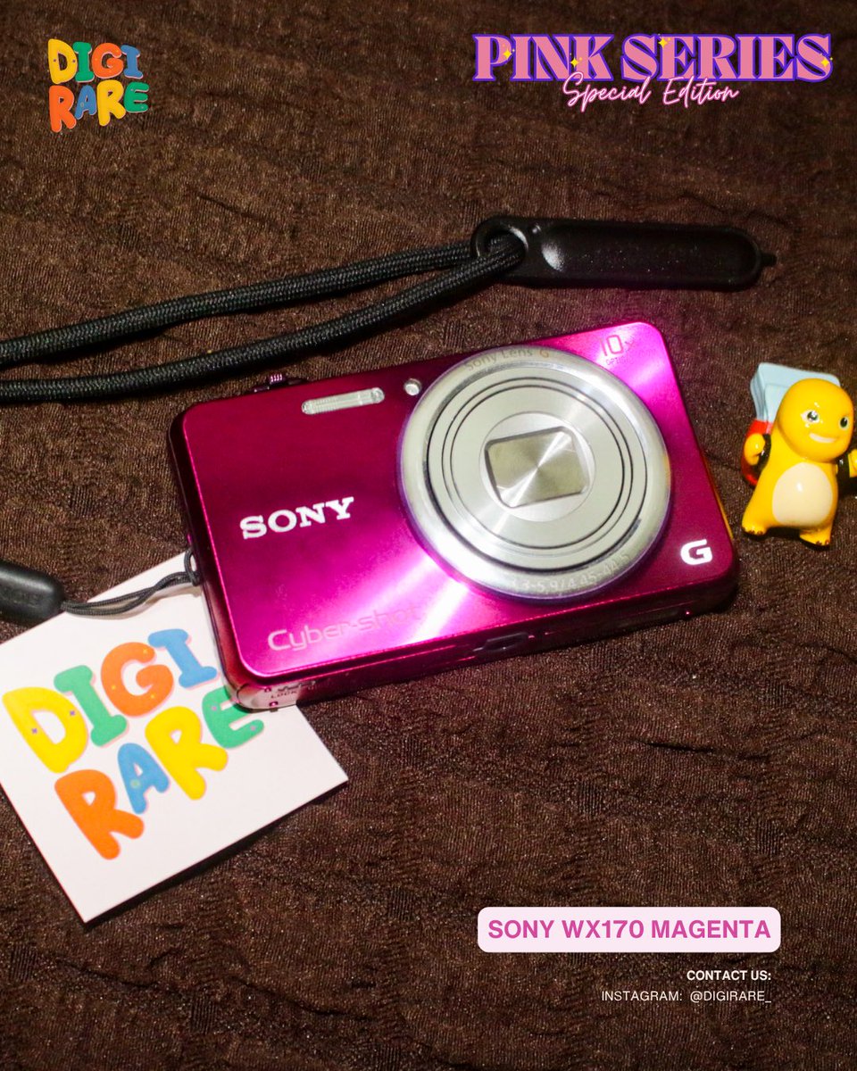 digirare_'s tweet photo. Available DIGICAM PINK💗
✨SONY WX170 TOUCH SCREEN✨
Rare item, jarang banget ada di Indo!
BISA CO DI OREN, atau COD daerah JAKSEL, BINTARO, CIPUTAT YEAH🫶🏻🫶🏻
Info lainnya DM aja!!
IG: DIGIRARE_
HATI-HATI PENIPUAN ‼️
#digicam #digirare #zonadigirare #zonajajan #62digi #zonauang️ #zonadigicam