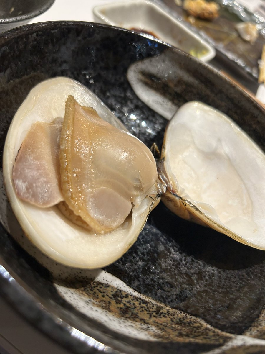 aaaooo_k's tweet photo. ウニと岩牡蠣とハマグリ、一生食べれる。 https://t.co/9pPr8aK6Ng