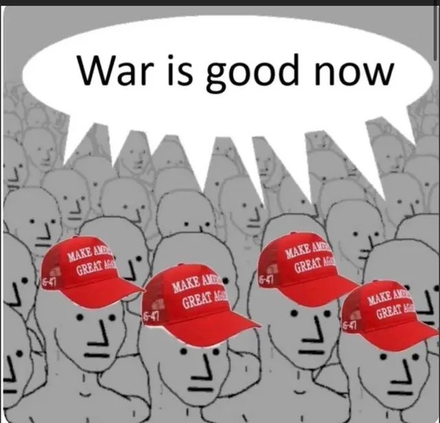 Thank you guys all for reminding me how un-MAGA it is to disagree w/ Trump on striking Iran 

Just like I was wrong for ignoring his advice to take the “safe and effective” mRNA covid vaccine? 

Oh yeah. Let’s forget about that. Be a good NPC and follow the science