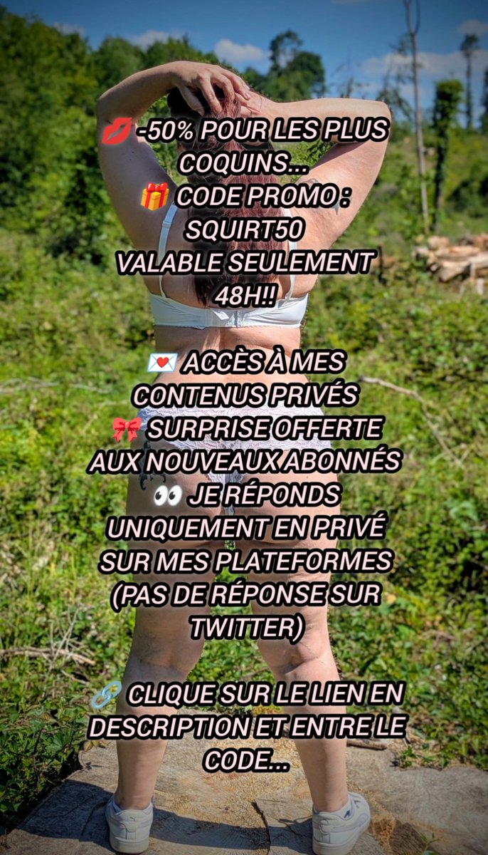 Tu veux me parler ? Viens là où je réponds. 💋
mym.fans/Addaline-girly
<a href="/AmatriceFr/">Amatrices FR</a> 
<a href="/PartageDefiHot/">PartageDéfiHot</a> 
<a href="/OrgasmicGroup/">Virtual Orgasmic Group 100k 🔞</a> 
<a href="/FrancaiseSexy/">FrançaiseSexy</a> 
<a href="/lafrancecoquine/">La France Coquine</a> 
<a href="/AmatricesCoquin/">AMATRICES COQUINES</a> 
<a href="/retweetmodel/">😈R T M😈</a> 
<a href="/DLingeriesexy/">🌶DLingeriesexy🌶</a>
<a href="/_coyotes_girls/">Coyote girls</a>
<a href="/mym_off/">MYM</a>