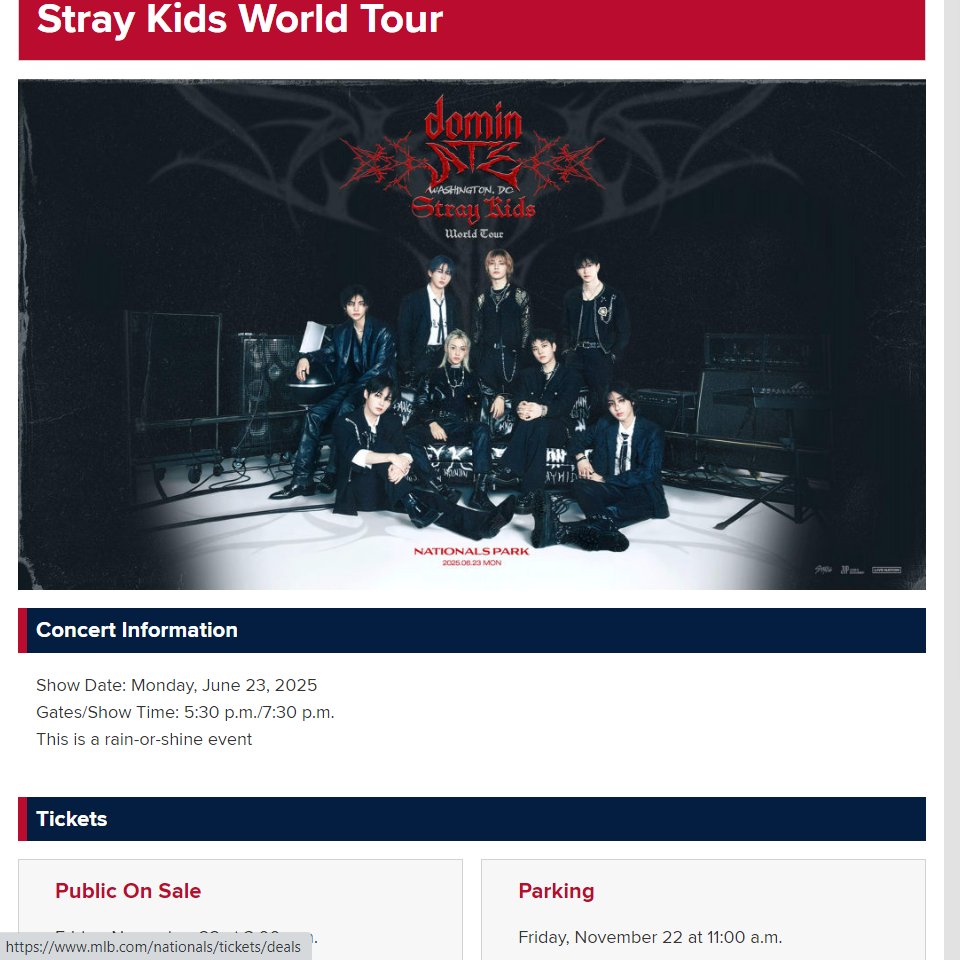 No baseball tonight; looks like a concert...