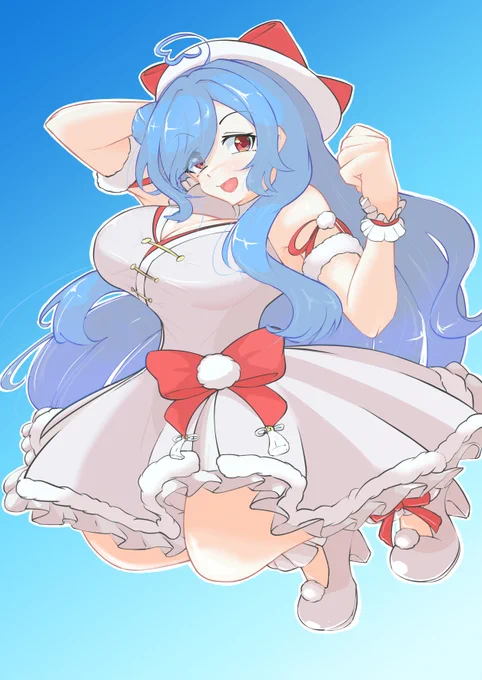遅くなりましたが、新衣装 かわいい #イオリの森美術館
