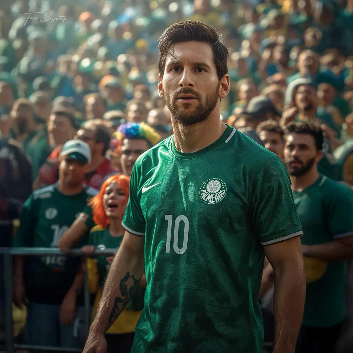 tomcajaty's tweet photo. Messi no @Palmeiras ? 
Queremos! 🐷 https://t.co/ntUdfw4TA2