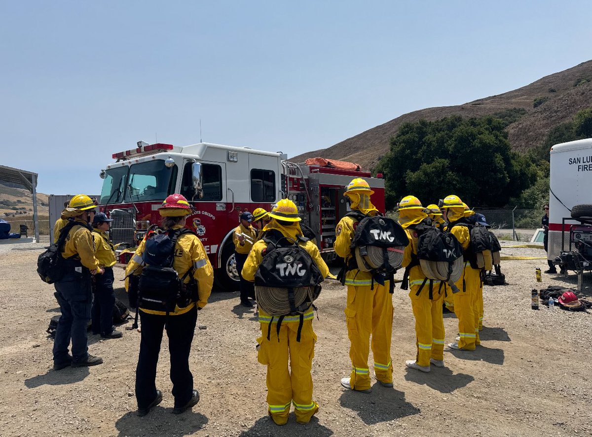 CALFIRE_CHIEF's tweet image. Today I visited Camp Cinder in San Luis Obispo. I hope to see many of these young women working for fire agencies across the state. Thank you to our incredible cadre of instructors.