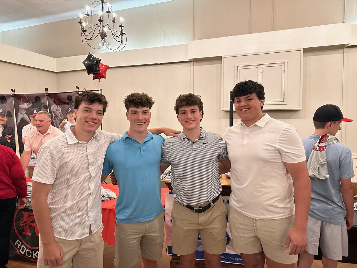 2026 RMHS Baseball Captains (L to R)
Nate Vitarisi, Alex Merkle, Same Clark, Isaac Robinson