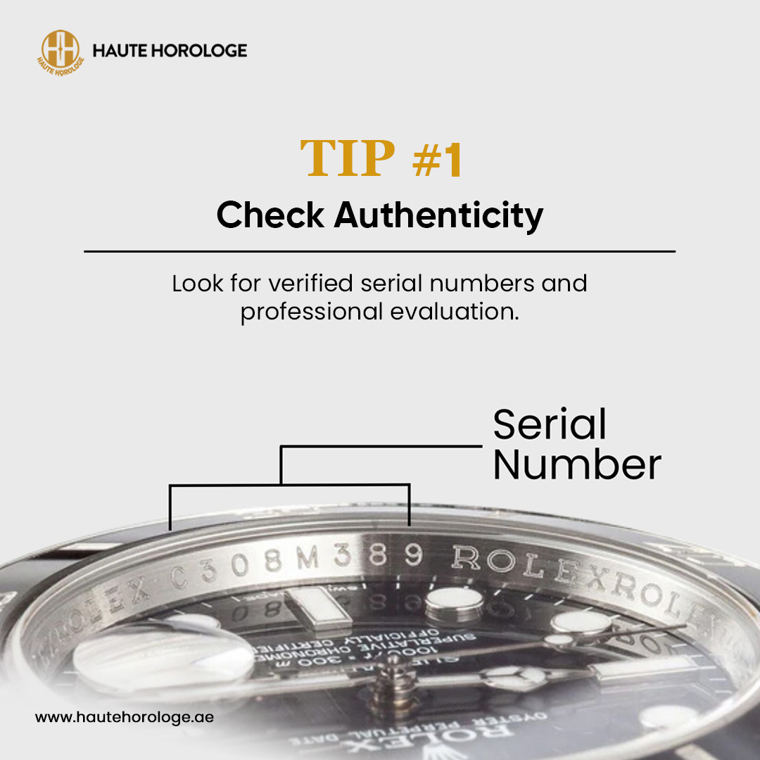 hhorologe's tweet image. 🕰️ Buying a Pre-Owned Luxury Watch?
Here are 3 tips to help you buy smart:

1️⃣ Check authenticity
2️⃣ Know the market price
3️⃣ Buy from a trusted dealer

Shop now at hautehorologe.ae.

#HauteHorologe #LuxuryWatchTips #PreOwnedWatches #BuySmart #WatchCollectorsUAE