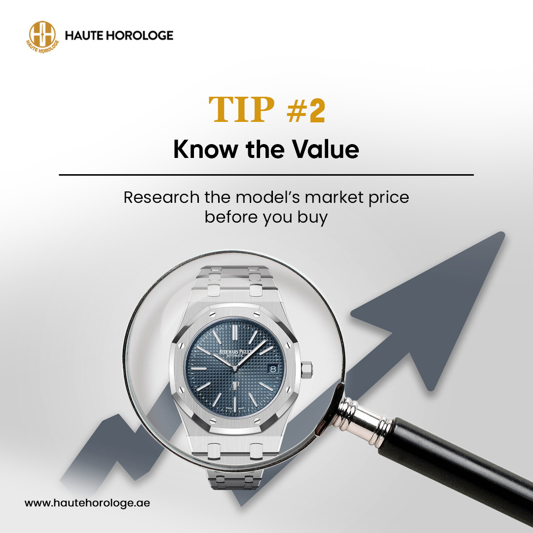hhorologe's tweet image. 🕰️ Buying a Pre-Owned Luxury Watch?
Here are 3 tips to help you buy smart:

1️⃣ Check authenticity
2️⃣ Know the market price
3️⃣ Buy from a trusted dealer

Shop now at hautehorologe.ae.

#HauteHorologe #LuxuryWatchTips #PreOwnedWatches #BuySmart #WatchCollectorsUAE