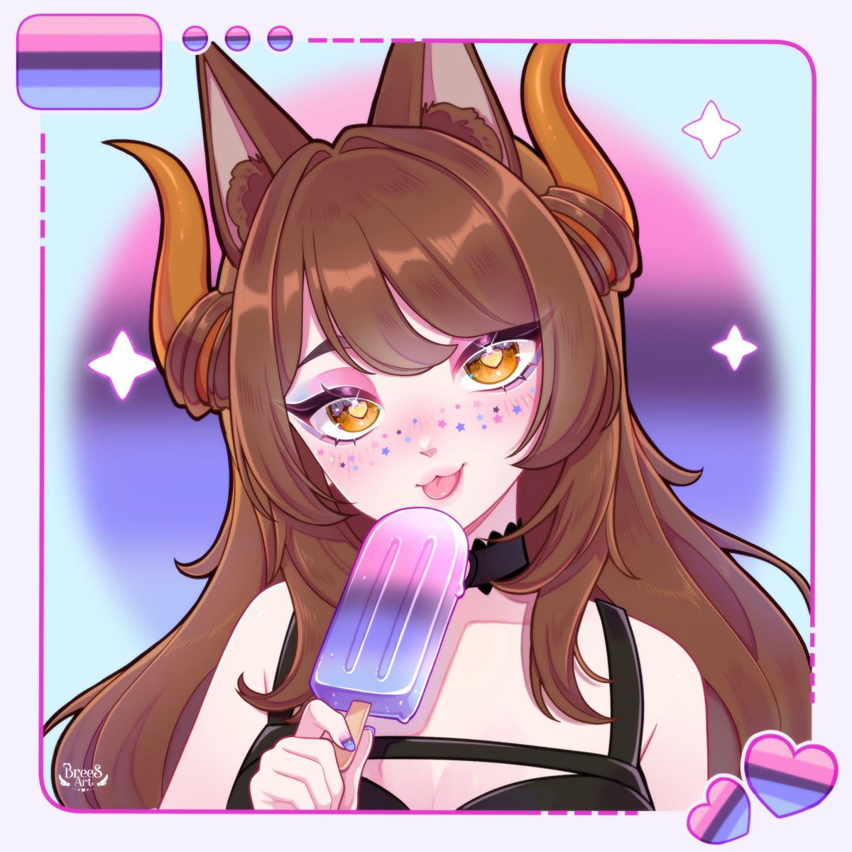 BreeSciart's tweet photo. 🌈New -Pride YCH Icon- finished🏳️🌈
꒰@/NaomiSat0꒱
#pride #prideicon #prideych #ychicon #PrideMonth https://t.co/fzxfIJBgUw
