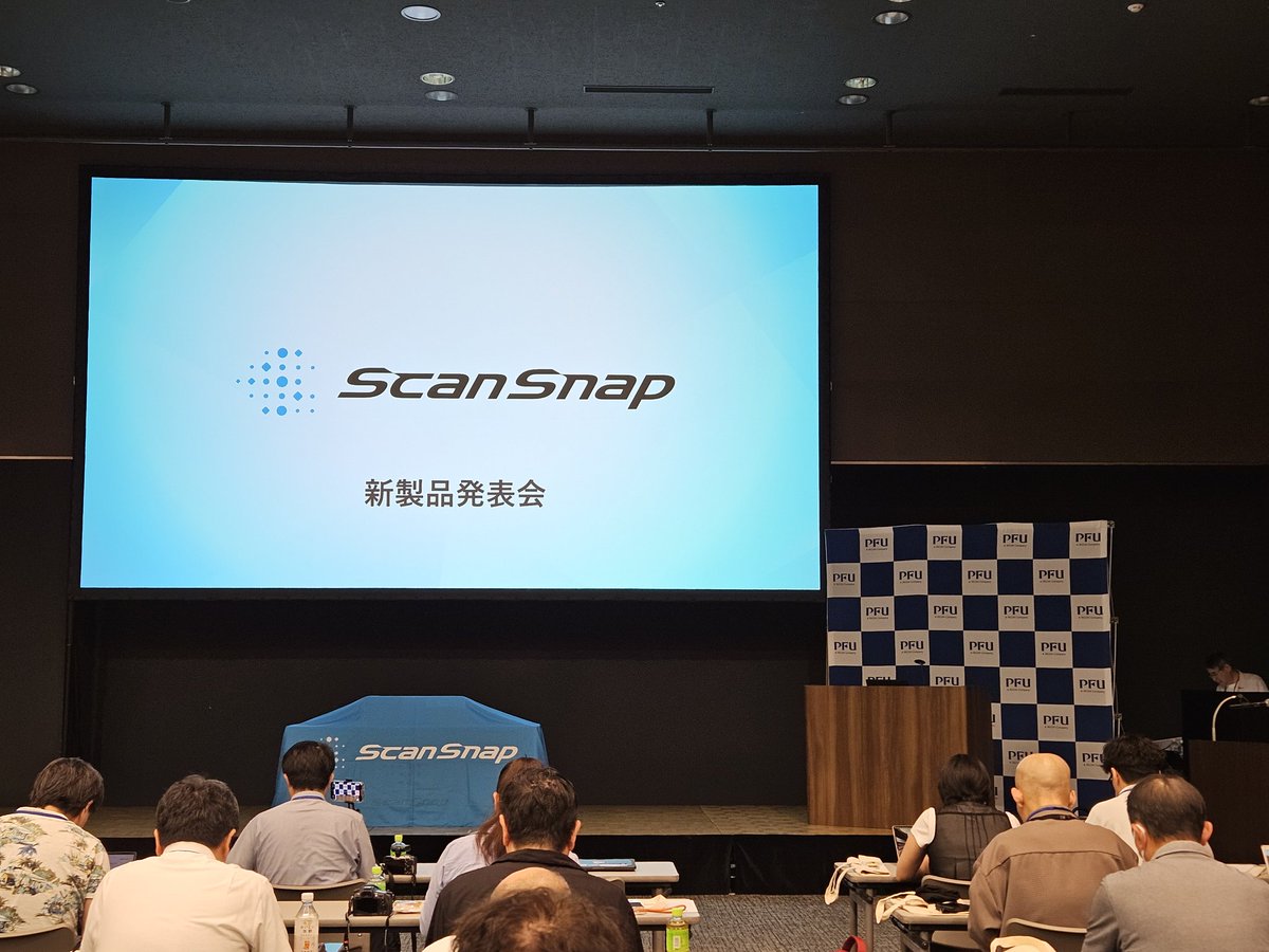 masakiishitani's tweet image. ScanSnap新製品発表会到着
#ScanSnap
