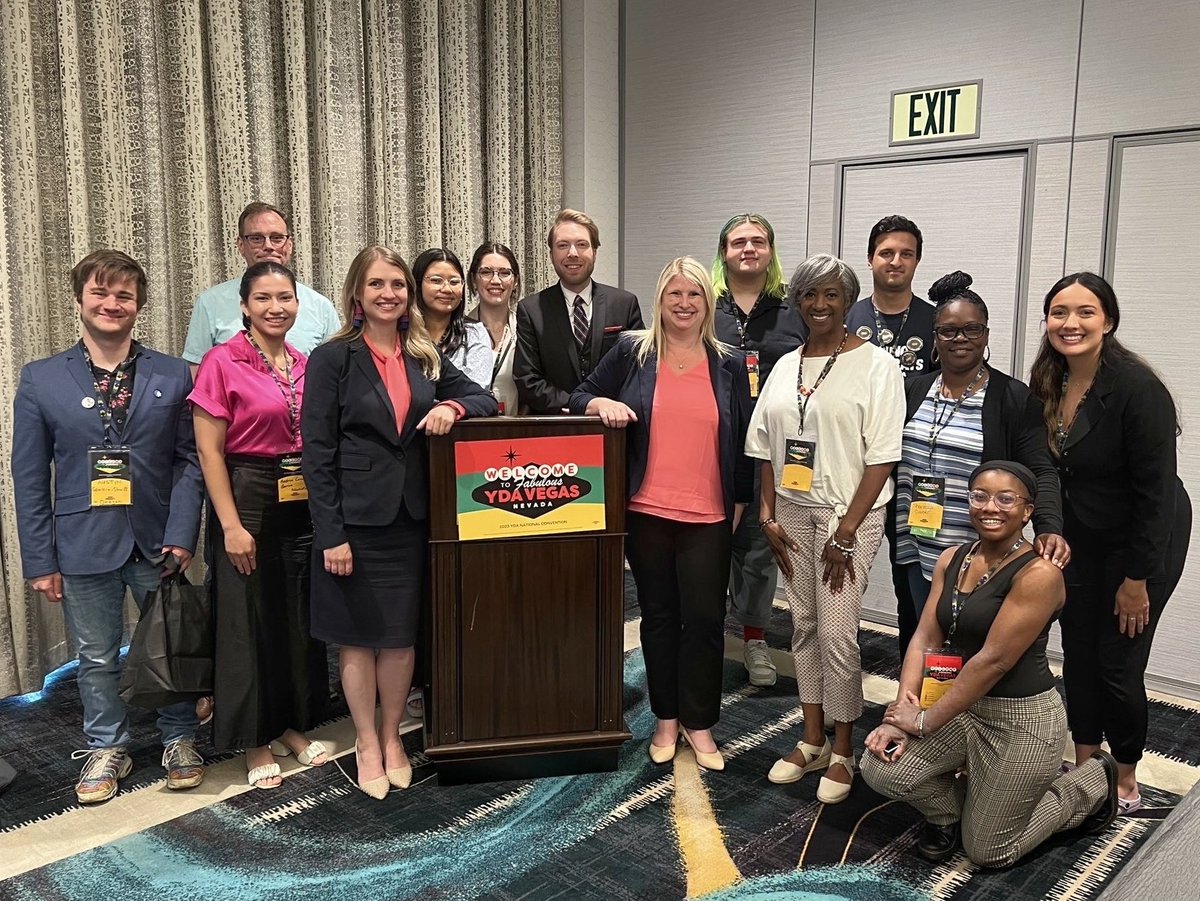 Europeanisn's tweet photo. Throwback to our intellectual community getting together at the wonderful Young Democrats of America National Convention almost two years ago today on June 20th, 2023 in dazzling Las Vegas, Nevada! https://t.co/JX09og9lGV