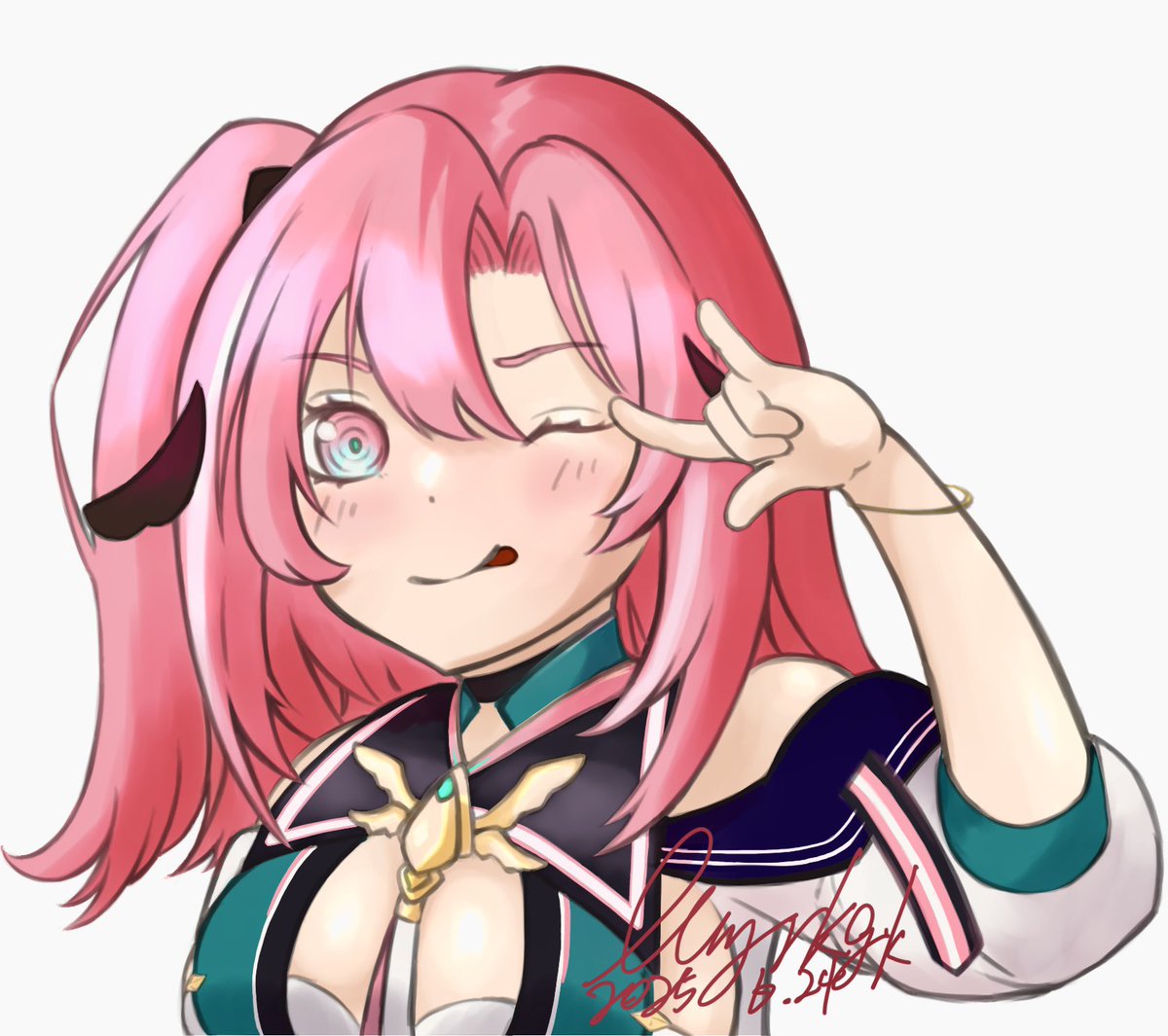 Kohnokami_FA's tweet photo. 桃月ラクガキ　#桃月絵巻 https://t.co/6mDnlNTMfc