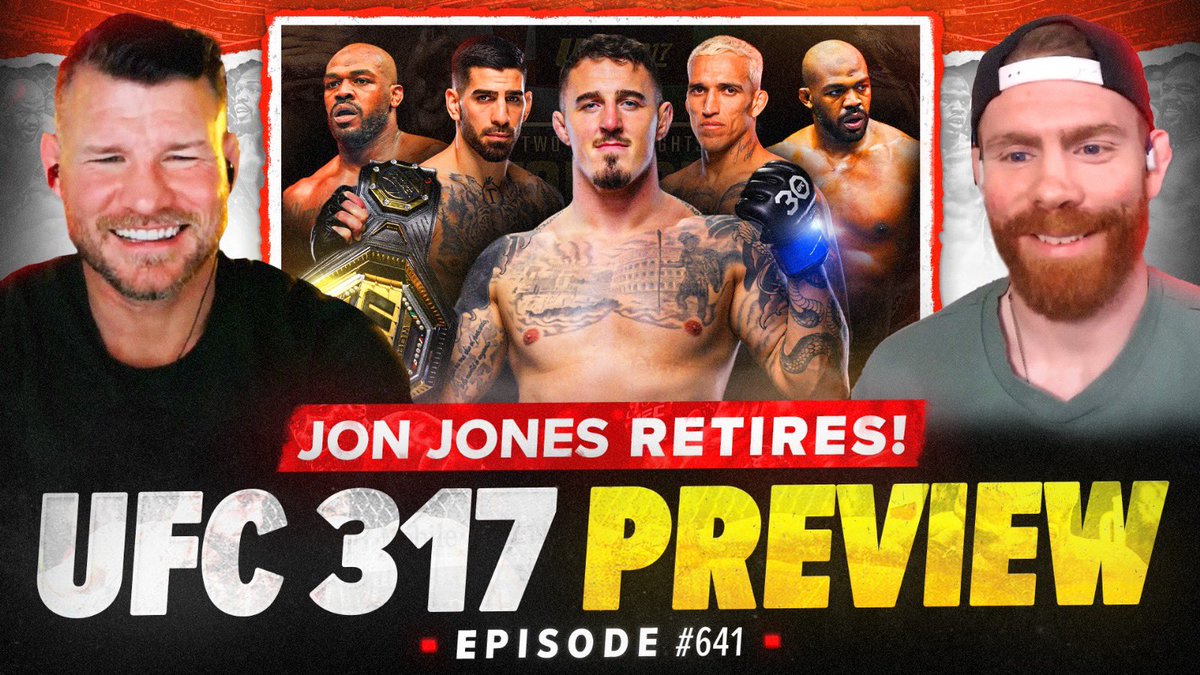 BYMPod's tweet image. It's a BRAND NEW #BelieveYouMe with @bisping and @felderpaul talking all the fights at #UFC317 this weekend, all the biggest fights from #UFCBaku, Jon Jones retirement and so much more!
Full Video Here:
youtu.be/6JsQs0iTqEI?si…