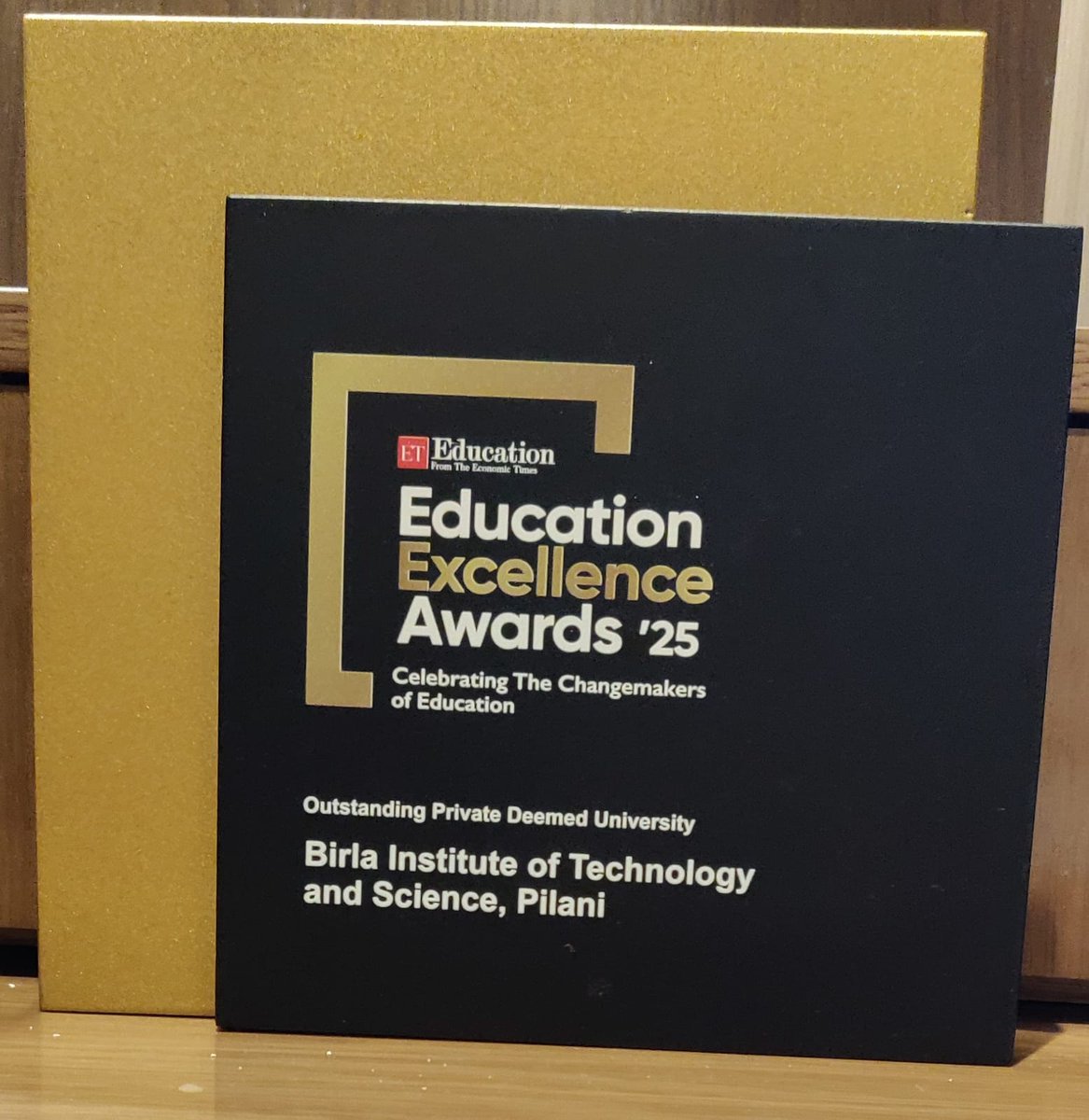 bitspilaniindia's tweet image. #BITSPilani is pleased to announce receiving the 2nd Edition of the #TechEDU India Awards 2025 under the category Outstanding Private Institute / Deemed-to-be University and &quot;Excellence in Faculty Training &amp;amp; Professional Development Programs (University-Wide). Dr. Shibani Khanra…