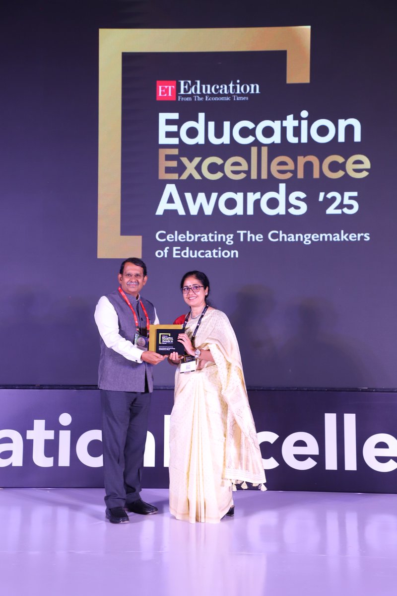 bitspilaniindia's tweet image. #BITSPilani is pleased to announce receiving the 2nd Edition of the #TechEDU India Awards 2025 under the category Outstanding Private Institute / Deemed-to-be University and &quot;Excellence in Faculty Training &amp;amp; Professional Development Programs (University-Wide). Dr. Shibani Khanra…