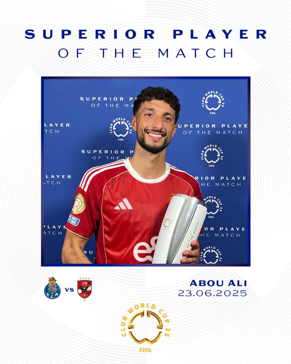 Abou Ali gets a hat trick in just 58 min earning him the #SuperiorPlayerofTheMatch

#SuperirorisWorthPlayingFor

#FIFACWC