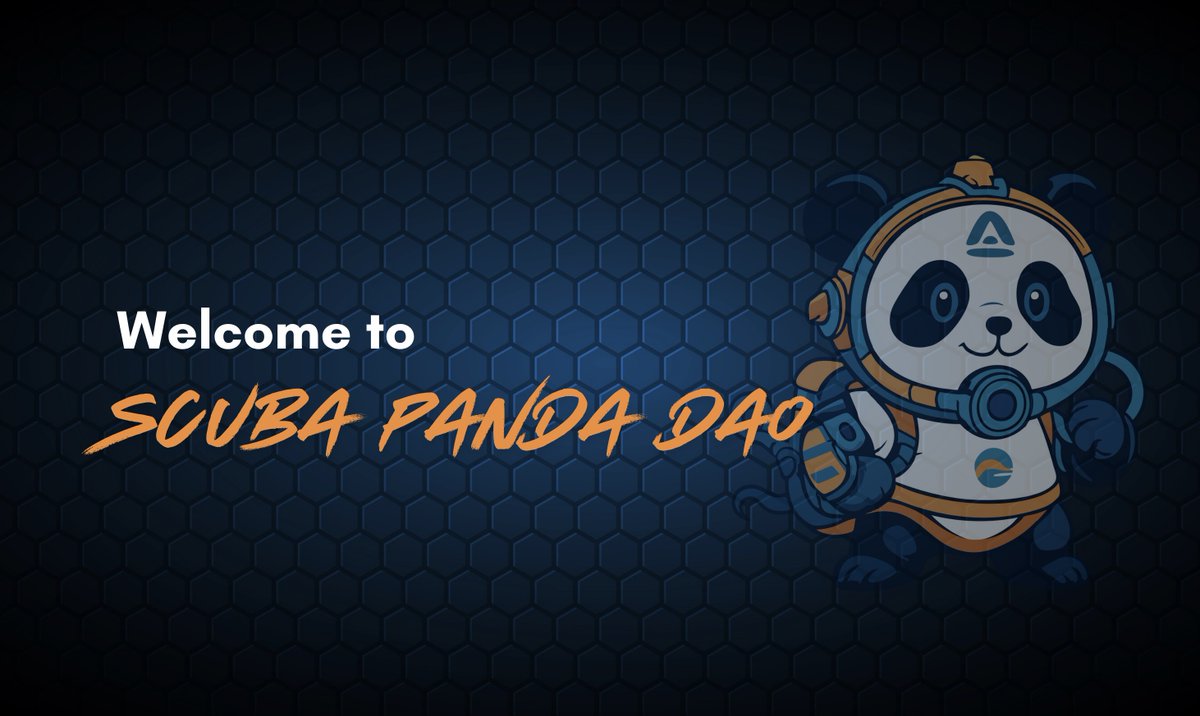 🐼🌊Scuba Panda DAO has surfaced!
We're building something special on Ethereum - 
We're here for the long run - we want YOU to join and be here with us early.
🔥Like 
🔥RT
🔥Drop your fav community for a shot at early spots. 
#ScubaPandaDAO #NFTAlpha #Web3Launch #ETHDAO