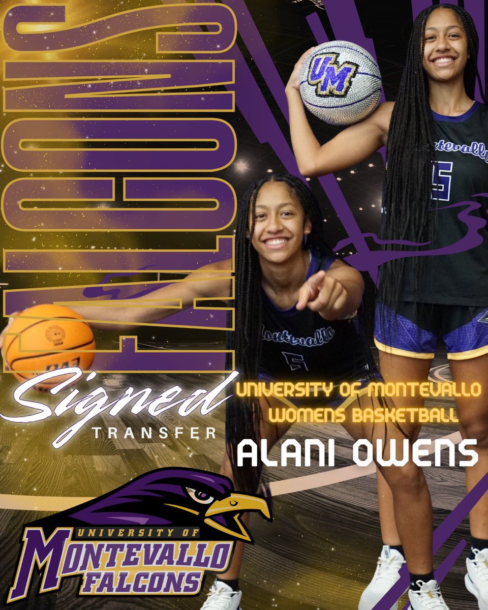 alani_owens's tweet image. So excited for the next chapter. I would like to thank  @CoachO_UM @coachb_25 for offering and allowing me to continuing my education and basketball career at the University of Montevallo!! 💜🤍 @MontevalloWBB @UMFalcons